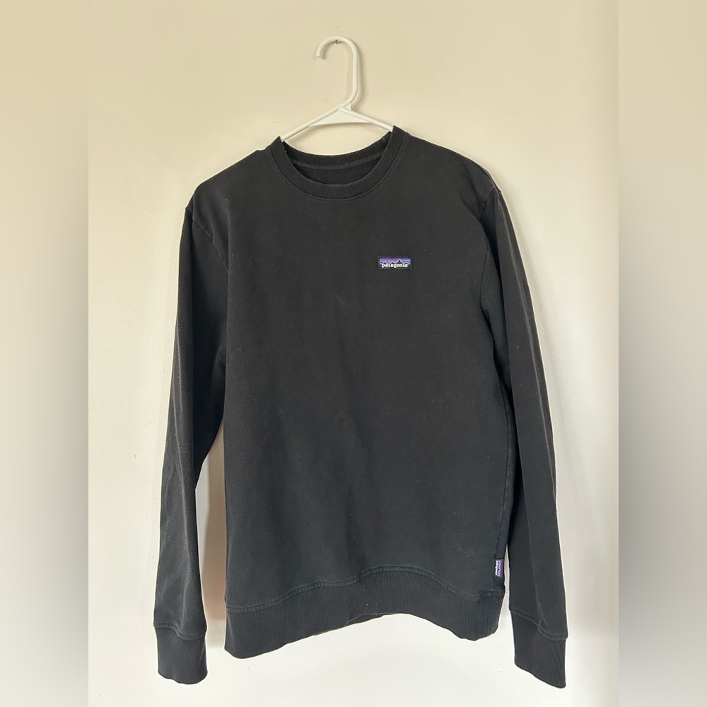 Patagonia Crewneck Sweater Uprisal Crew Black Mens Medium